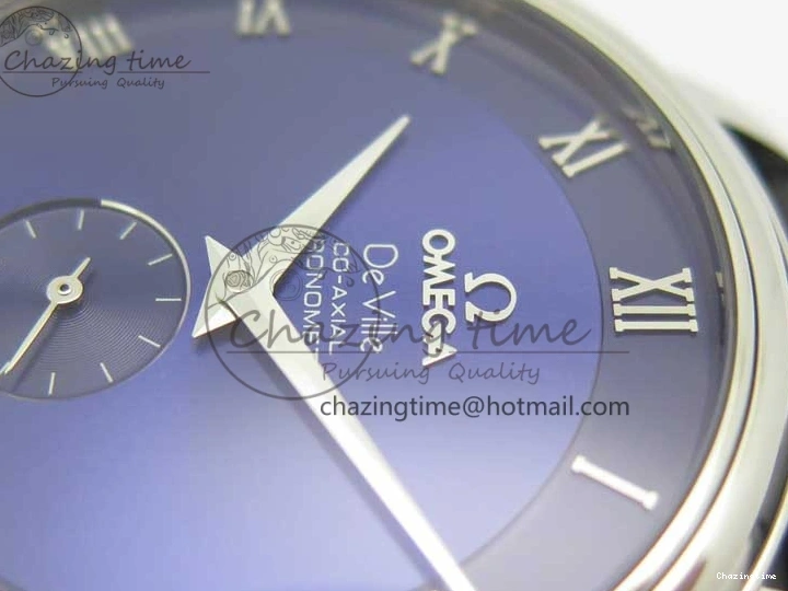 0427 Youthful De Ville Prestige Small Second TWF 1:1 Best Edition Blue Dial on Black Leather Strap MIYOTA 8035